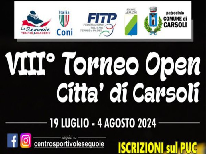 VIII Torneo Open Città di Carsoli
